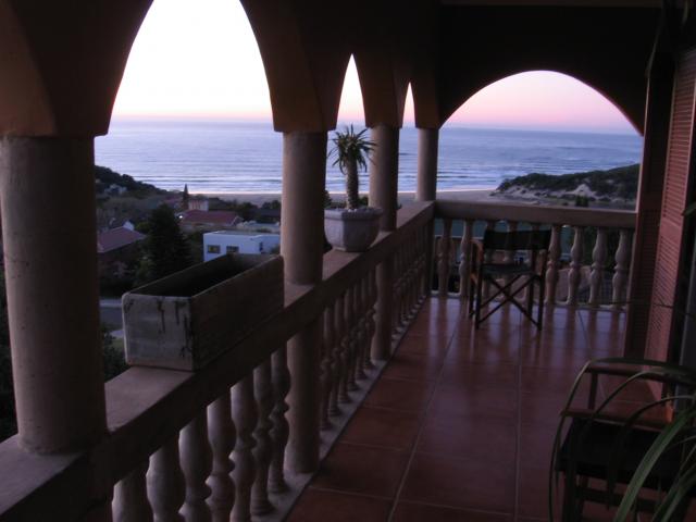View of Cintsa Bay from arched veranda View of Cintsa Bay from arched veranda